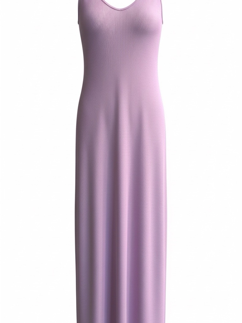 Enza Costa Soft Lilac V-Neck Maxi Slip